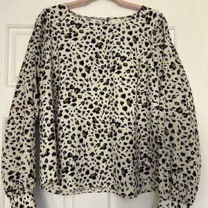Leopard Print Women's Top
